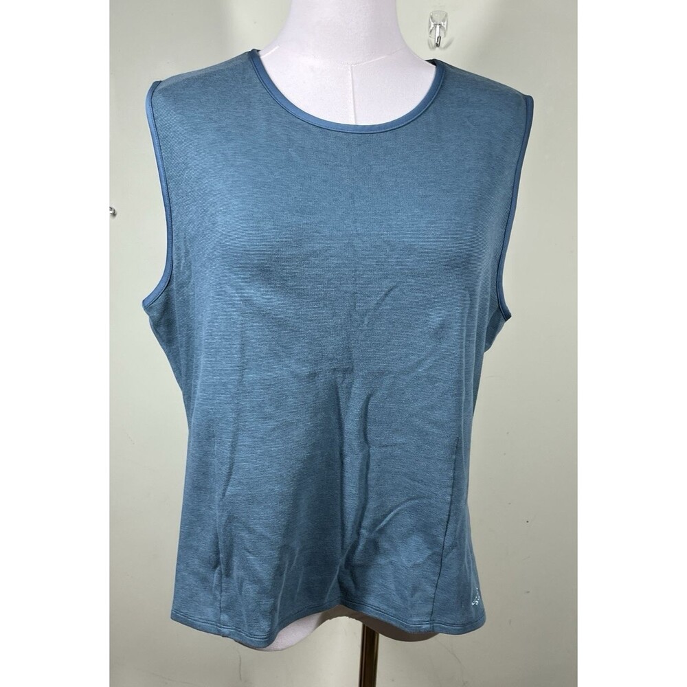 Horny Toad Toad & Co Flexcel Womens Sz XL Blue Tank Top Minimalistic Outdoor